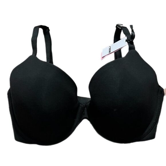 Victoria’s Secret Naomi Forever bra soft modal underwire black 32DDD - Picture 1 of 4